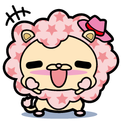 [LINEスタンプ] カラフルライオン