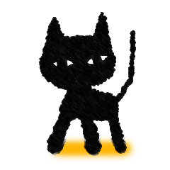 [LINEスタンプ] もじゃもじゃ猫の画像（メイン）