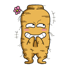 [LINEスタンプ] Amusing Mr. Ginseng part 1 (Daily Life)