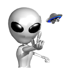 [LINEスタンプ] 宇宙人のエイリアングレイさん3D