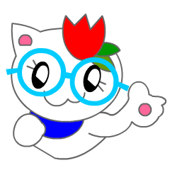 [LINEスタンプ] めがねこ（マンガアクション）の画像（メイン）