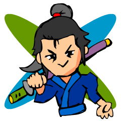 [LINEスタンプ] ツッコミ侍（レス編）