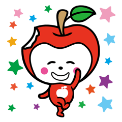 [LINEスタンプ] アップルは、狂った人々を愛し