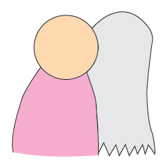 [LINEスタンプ] Ghost Behind