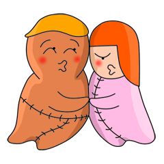 [LINEスタンプ] Two rag dolls Tina ＆ Jack