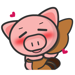 [LINEスタンプ] sweet pig