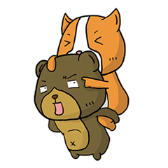 [LINEスタンプ] Dog ＆ Bear 2