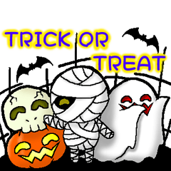 [LINEスタンプ] いつでもハロウィン♪の画像（メイン）