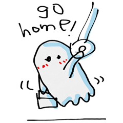 [LINEスタンプ] Cloth ghost