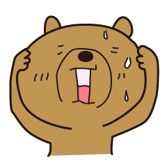 [LINEスタンプ] クマヨシくん