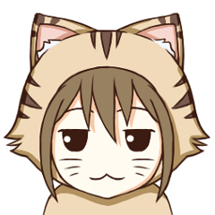 [LINEスタンプ] 猫の着ぐるみの画像（メイン）