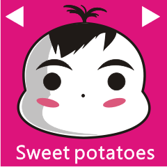 [LINEスタンプ] Sweet potato Sister Diary-English