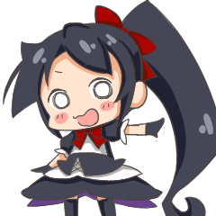 [LINEスタンプ] ALICEちゃん（黒）