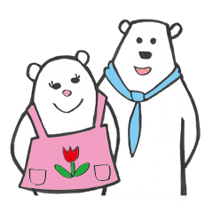 [LINEスタンプ] しろくまお母さんの画像（メイン）