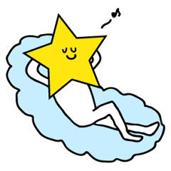 [LINEスタンプ] のんびり屋のほっしーの画像（メイン）