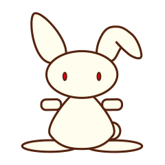 [LINEスタンプ] うさぎのララの画像（メイン）