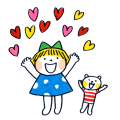 [LINEスタンプ] 仲良しともだち敬語の画像（メイン）