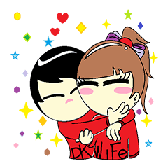 [LINEスタンプ] DK＆DKWIFE Part2