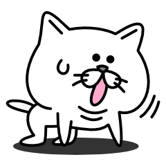 [LINEスタンプ] 少しゆるい関西風味の猫の画像（メイン）