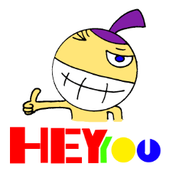 [LINEスタンプ] HEY  YOUの画像（メイン）