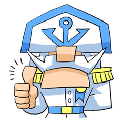 [LINEスタンプ] Admiral- White Beard