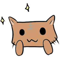 [LINEスタンプ] 茶色の子猫