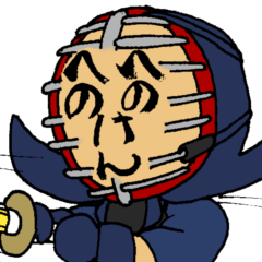 [LINEスタンプ] へのへの剣士