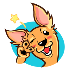 [LINEスタンプ] Longhaired Dachshund