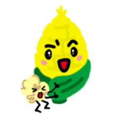 [LINEスタンプ] Happy Little Corn