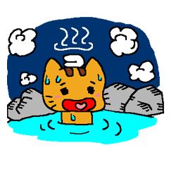 [LINEスタンプ] Orange kitty - Buru 3の画像（メイン）