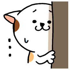 [LINEスタンプ] 気弱な猫ちゃん