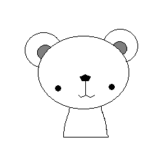 [LINEスタンプ] shirokuma no.1の画像（メイン）