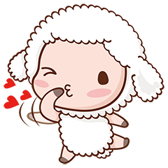 [LINEスタンプ] Happy Lucky Sheepの画像（メイン）