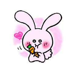 [LINEスタンプ] うさぎのももたん