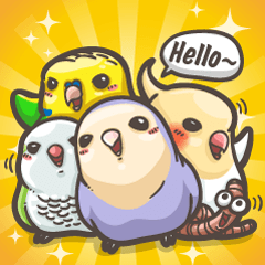 [LINEスタンプ] Happy Parrot