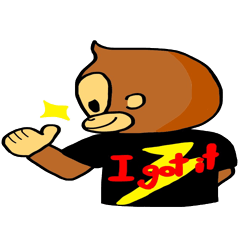 [LINEスタンプ] おさるのMASARU