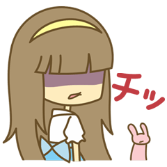 [LINEスタンプ] Let’s毒舌少女★彩