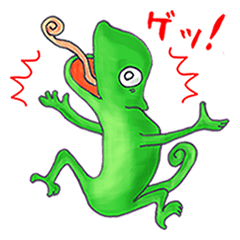 [LINEスタンプ] カラフルカメレオンズの画像（メイン）