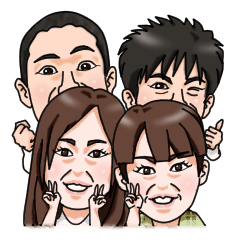 [LINEスタンプ] 4人の会社員（日常会話編）