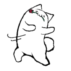 [LINEスタンプ] ゆるネコ、時々くじらとひよこ。2の画像（メイン）