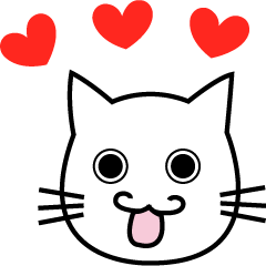 [LINEスタンプ] 使いやすくて読みやすいねこのレオちゃんの画像（メイン）