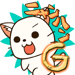 [LINEスタンプ] ニャンハン！G