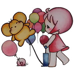 [LINEスタンプ] Hondoni ＆ ballmouse