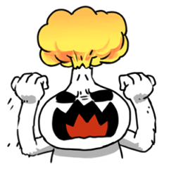 [LINEスタンプ] Angry BaoZi ！