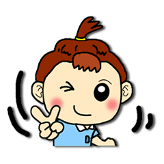 [LINEスタンプ] ちょんまげ家族（子供編）の画像（メイン）