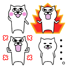 [LINEスタンプ] シンプルな猫が一番良い。