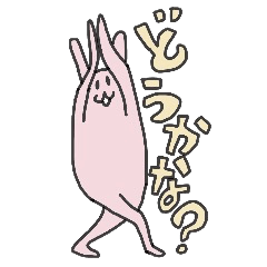 [LINEスタンプ] うさぎ(仮)の画像（メイン）