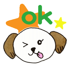 [LINEスタンプ] わんこの顔スタンプ（喜怒哀楽）