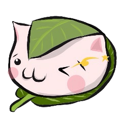 [LINEスタンプ] 桜餅猫