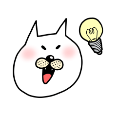 [LINEスタンプ] シロとクロの取調室の画像（メイン）